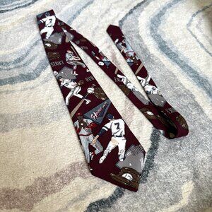 Vintage American Sports Baseball Themed Novelty Tie